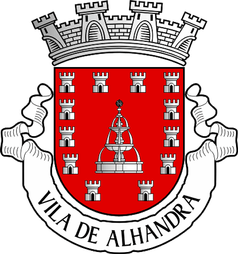 Emblema Bordado Antiga Freguesia de Alhandra (Vila Franca de Xira, Lisboa)