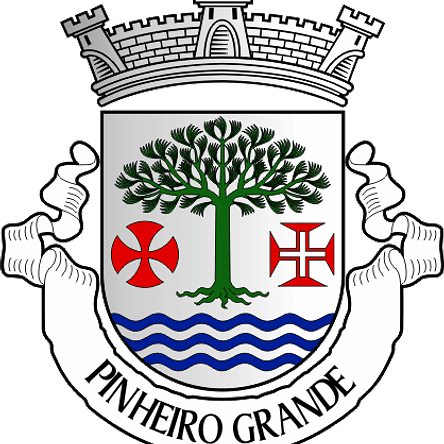 Emblema Bordado Antiga Freguesia de Pinheiro Grande (Chamusca, Santarém) 1