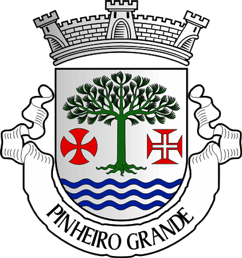 Emblema Bordado Antiga Freguesia de Pinheiro Grande (Chamusca, Santarém)