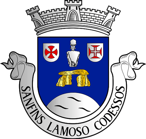 Emblema Bordado Freguesia de Sanfins Lamoso Codessos (Paços de Ferreira, Porto)