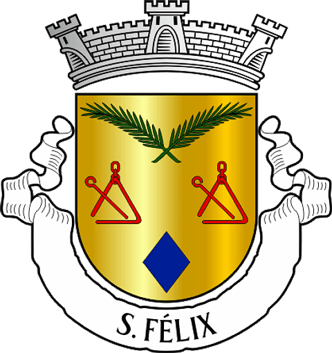 Emblema Bordado Freguesia de São Félix (São Pedro do Sul, Viseu)