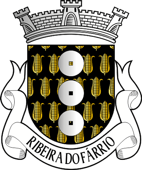 Emblema Bordado Antiga Freguesia de Ribeira do Fárrio (Ourém, Santarém)