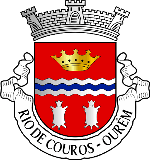 Emblema Bordado Antiga Freguesia de Rio de Couros (Ourém, Santarém)