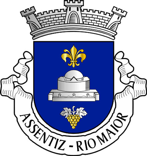 Emblema Bordado Antiga Freguesia de Assentiz (Rio Maior, Santarém)