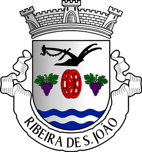 Emblema Bordado Antiga Freguesia de Ribeira de São João (Rio Maior, Santarém)