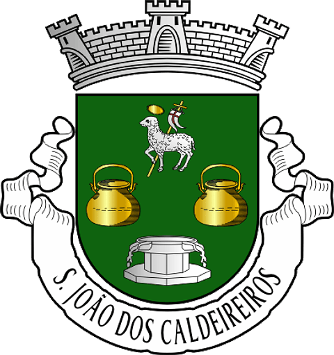 Emblema Bordado Freguesia de São João dos Caldeireiros (Mértola, Beja)