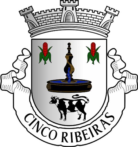 Emblema Bordado Freguesia de Cinco Ribeiras (Angra do Heroísmo, Açores)