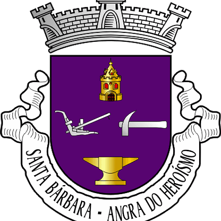 Emblema Bordado Freguesia de Santa Bárbara (Angra do Heroísmo, Açores) 1