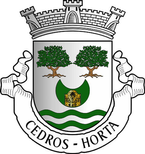 Emblema Bordado Freguesia de Cedros (Horta, Açores)