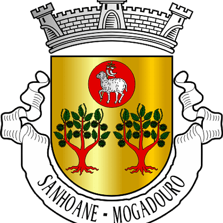 Emblema Bordado Antiga Freguesia de Sanhoane (Mogadouro, Bragança) 1