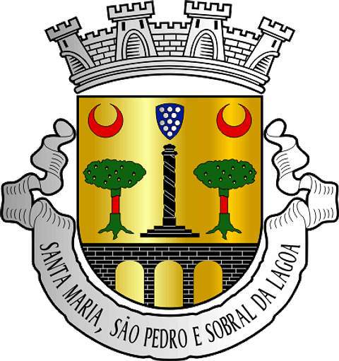 Emblema Bordado Freguesia de Santa Maria, São Pedro e Sobral da Lagoa (Óbidos, Leiria)