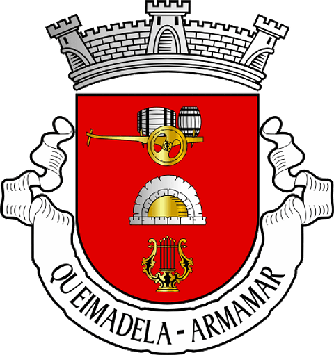 Emblema Bordado Freguesia de Queimadela (Armamar, Viseu)