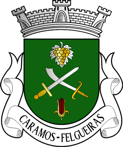Emblema Bordado Antiga Freguesia de Caramos (Felgueiras, Porto)