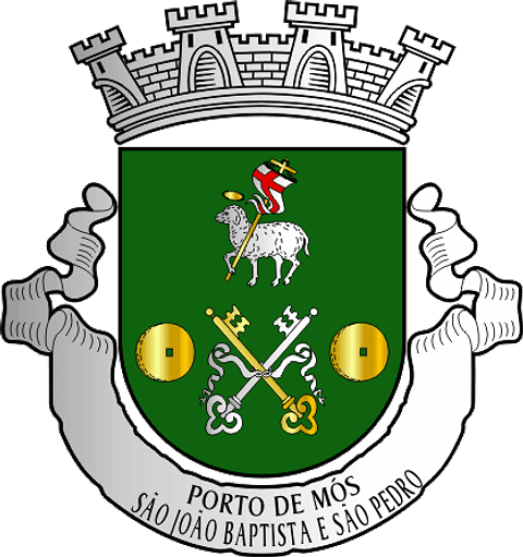 Emblema Bordado Freguesia de Porto de Mós - São João Baptista e São Pedro (Porto de Mós, Leiria)