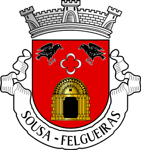 Emblema Bordado Antiga Freguesia de Sousa (Felgueiras, Porto)