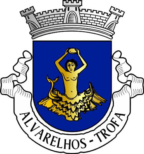 Emblema Bordado Antiga Freguesia de Alvarelhos (Trofa, Porto)