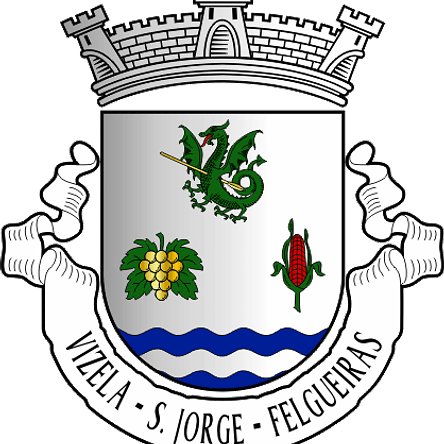 Emblema Bordado Antiga Freguesia de Vizela (São Jorge) (Felgueiras, Porto) 1