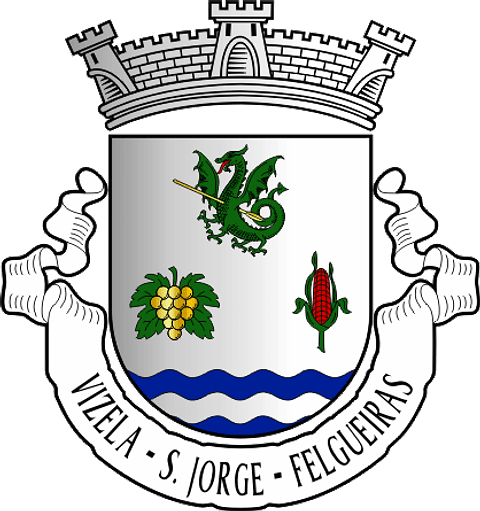 Emblema Bordado Antiga Freguesia de Vizela (São Jorge) (Felgueiras, Porto)