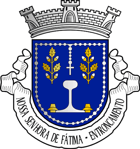 Emblema Bordado Freguesia de Nossa Senhora de Fátima (Entroncamento, Santarém)