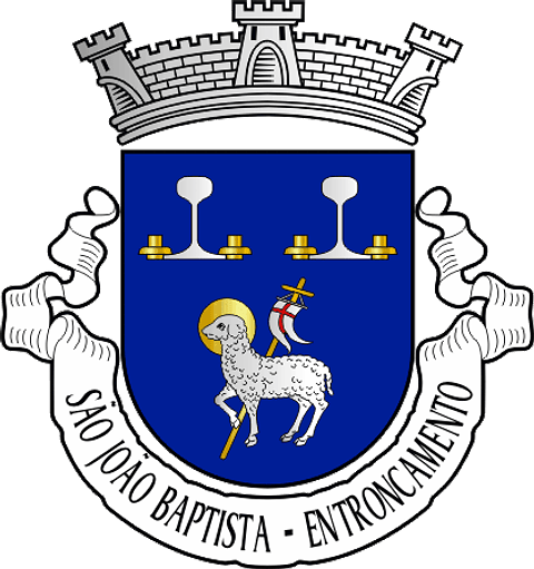 Emblema Bordado Freguesia de São João Baptista (Entroncamento, Santarém)