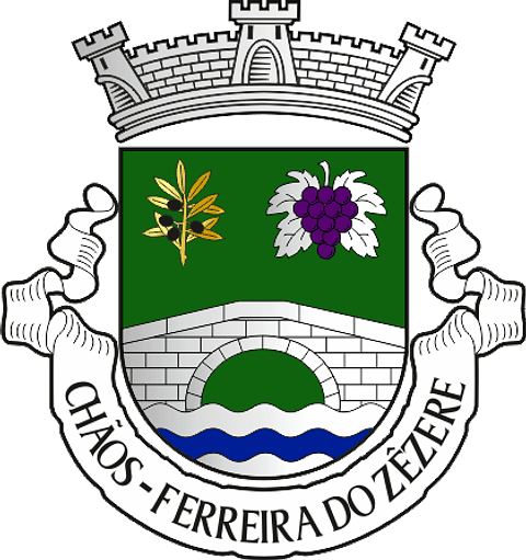 Emblema Bordado Freguesia de Chãos (Ferreira do Zêzere, Santarém)