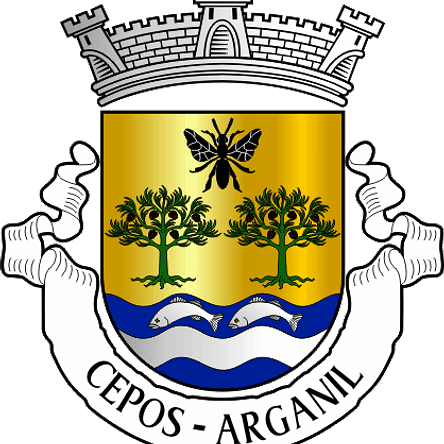 Emblema Bordado Antiga Freguesia de Cepos (Arganil, Coimbra) 1