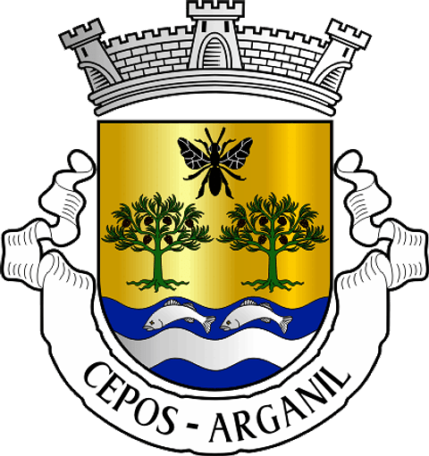 Emblema Bordado Antiga Freguesia de Cepos (Arganil, Coimbra)