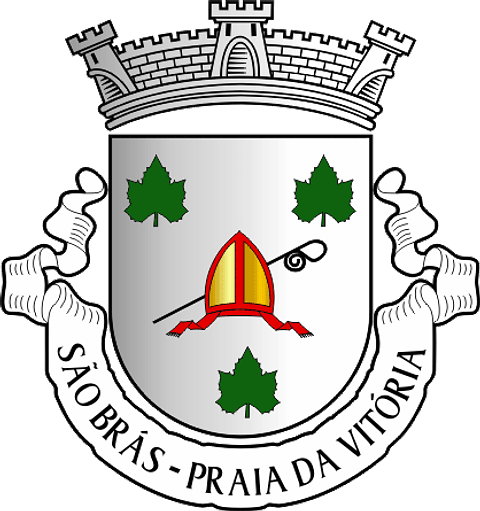 Emblema Bordado Freguesia de São Brás (Praia da Vitória, Açores)