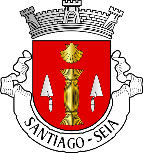 Emblema Bordado Freguesia de Santiago (Seia, Guarda)