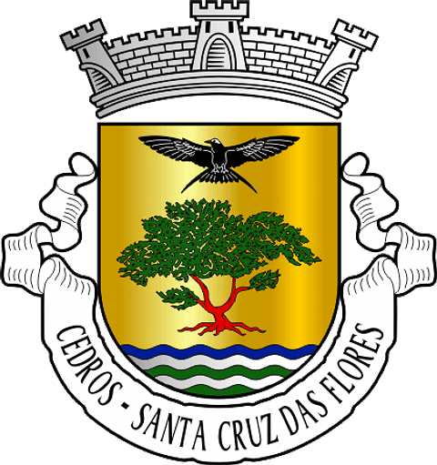 Emblema Bordado Freguesia de Cedros (Santa Cruz das Flores, Açores)