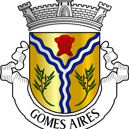 Emblema Bordado Antiga Freguesia de Gomes Aires (Almodôvar, Beja) 1