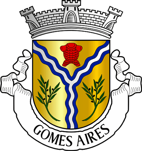 Emblema Bordado Antiga Freguesia de Gomes Aires (Almodôvar, Beja)