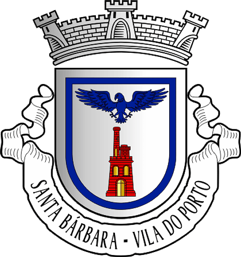 Emblema Bordado Freguesia de Santa Bárbara (Vila do Porto, Açores)