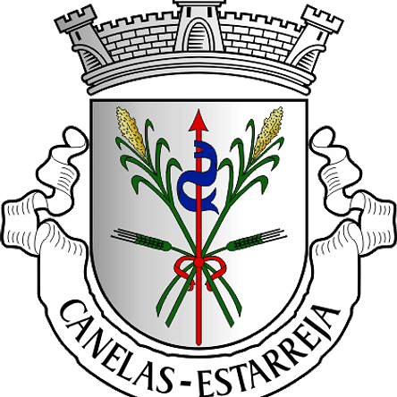 Emblema Bordado Antiga Freguesia de Canelas (Estarreja, Aveiro) 1