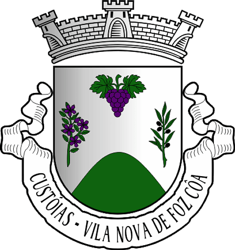 Emblema Bordado Freguesia de Custóias (Vila Nova de Foz Côa, Guarda)