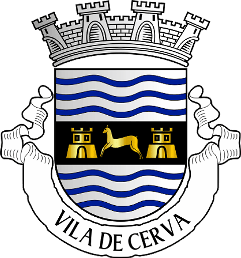 Emblema Bordado Antiga Freguesia de Cerva (Ribeira de Pena, Vila Real)