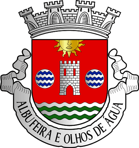 Emblema Bordado Freguesia de Albufeira e Olhos de Água (Albufeira, Faro)
