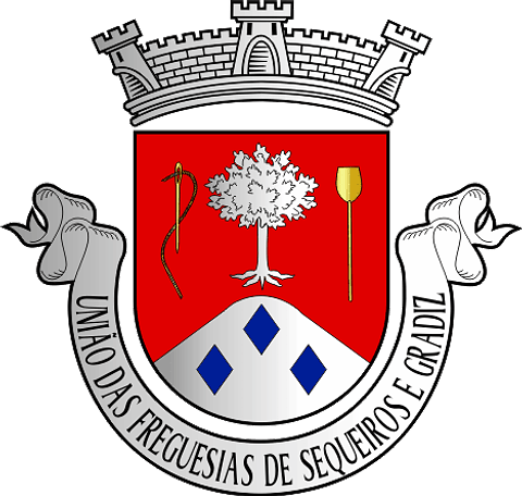 Emblema Bordado Freguesia de Sequeiros e Gradiz (Aguiar da Beira, Guarda)