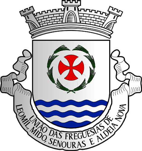 Emblema Bordado Freguesia de Leomil, Mido, Senouras e Aldeia Nova (Almeida, Guarda)