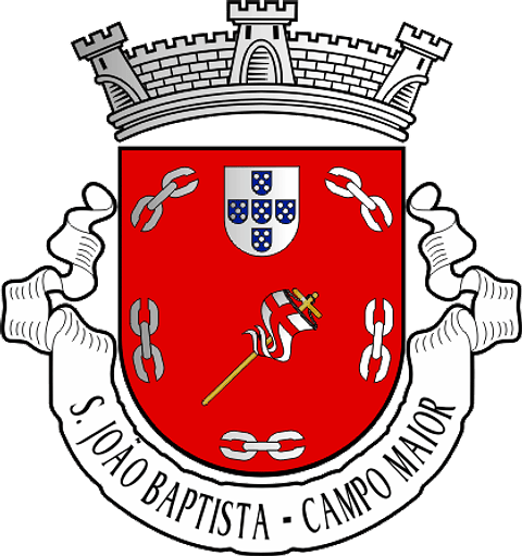 Emblema Bordado Freguesia de São João Baptista (Campo Maior, Portalegre)