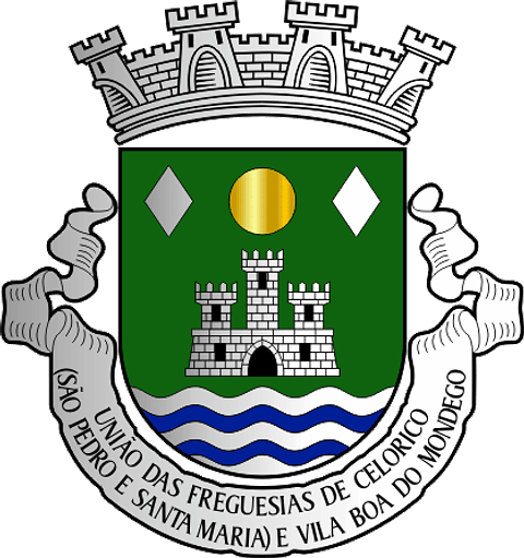 Emblema Bordado Freguesia de Celorico (São Pedro e Santa Maria) e Vila Boa do Mondego (Celorico da Beira, Guarda)
