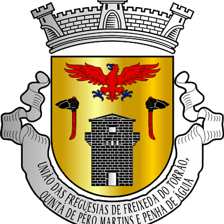 Emblema Bordado Freguesia de Freixeda do Torrão, Quintã de Pêro Martins e Penha de Águia (Figueira de Castelo Rodrigo, Guarda) 1