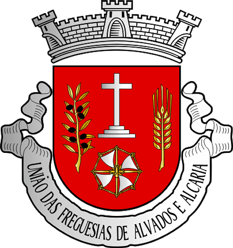 Emblema Bordado Freguesia de Alvados e Alcaria (Porto de Mós, Leiria)