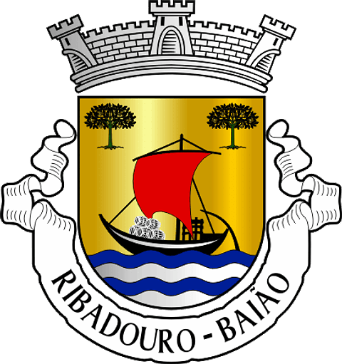Emblema Bordado Antiga Freguesia de Ribadouro (Baião, Porto)