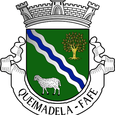 Emblema Bordado Antiga Freguesia de Queimadela (Fafe, Braga) 1