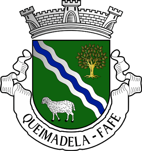 Emblema Bordado Antiga Freguesia de Queimadela (Fafe, Braga)
