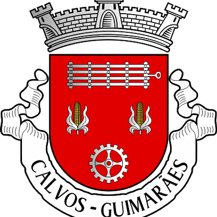 Emblema Bordado Antiga Freguesia de Calvos (Guimarães, Braga) 1