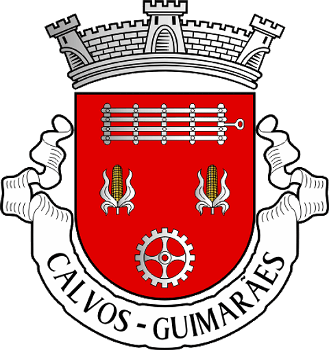 Emblema Bordado Antiga Freguesia de Calvos (Guimarães, Braga)