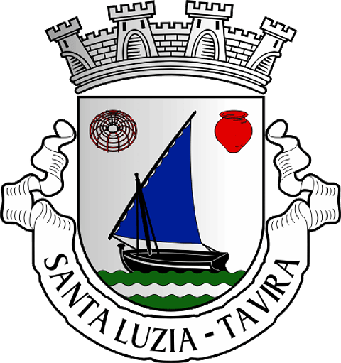 Emblema Bordado Freguesia de Santa Luzia (Tavira, Faro)