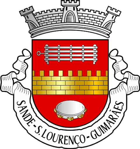 Emblema Bordado Antiga Freguesia de Sande (São Lourenço) (Guimarães, Braga)